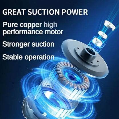 Wireless Car Vacuum Cleaner Handheld Vaccum Powerful Suction USB Rechargeable