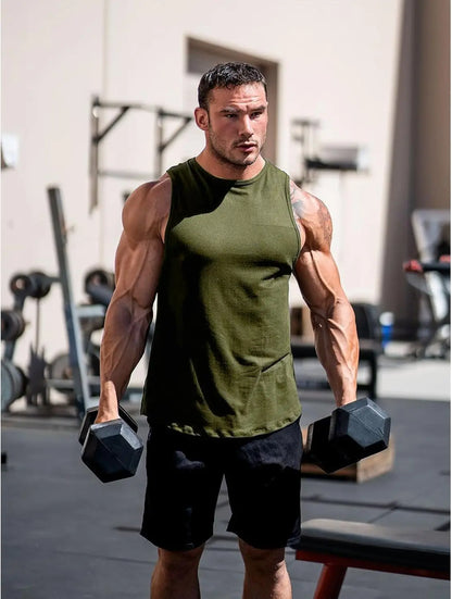 TURLAT Men's Workout Tank Tops Quick Dry Sleeveless Shirts for Men