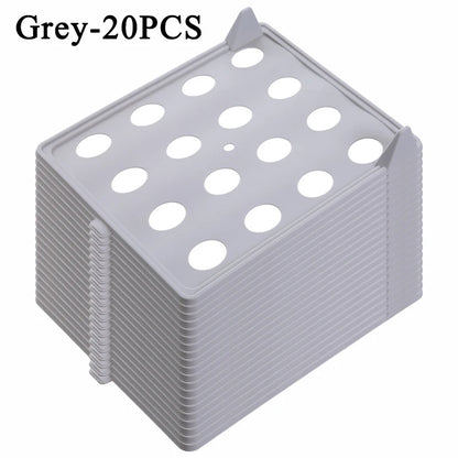 20PCS Shirt Storage Board Stackable T-shirt Organizer Folding Clothes Board Multifunctional Portable Clothes Storage with Handle