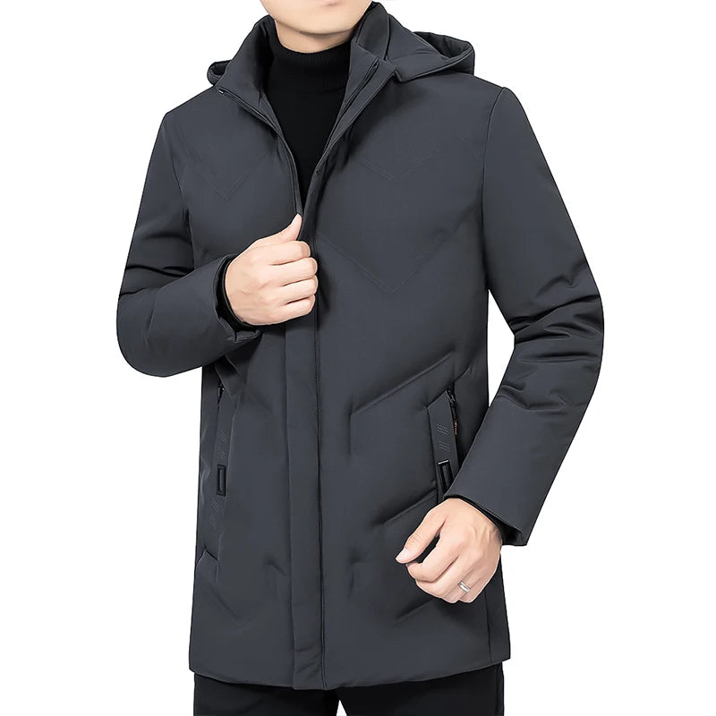 Hooded Long Coat Fleece