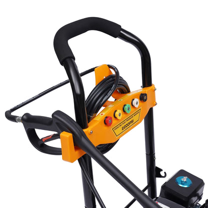 7.5Hp High Pressure Gasoline Washing Machine Petrol Pressure Washer with Gun Hose Nozzles Ohv 420CC 2465 Psi /170 Bar