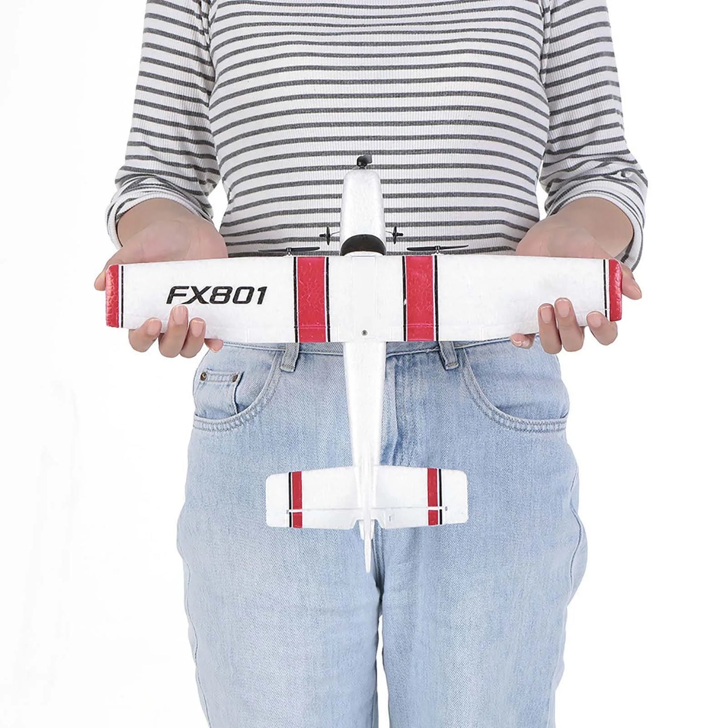 FX801 RC Aircraft Airplane 2.4GHz 2CH RC Airplane Aircraft Outdoor Flight Toys for Kids Boys Remote Intelligent Device