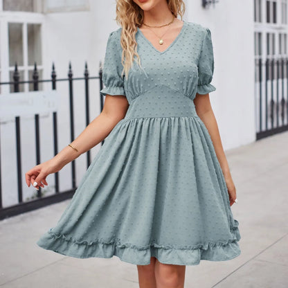 Elegant Bodycon Sexy Cotton Women'S Dress