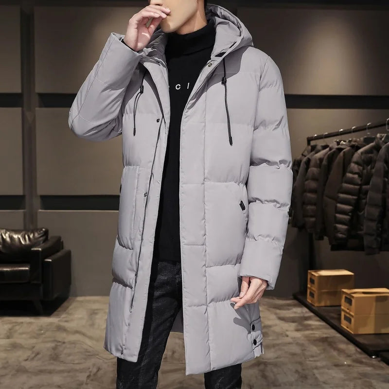High Quality Male Black Warm Coats / Jackets
