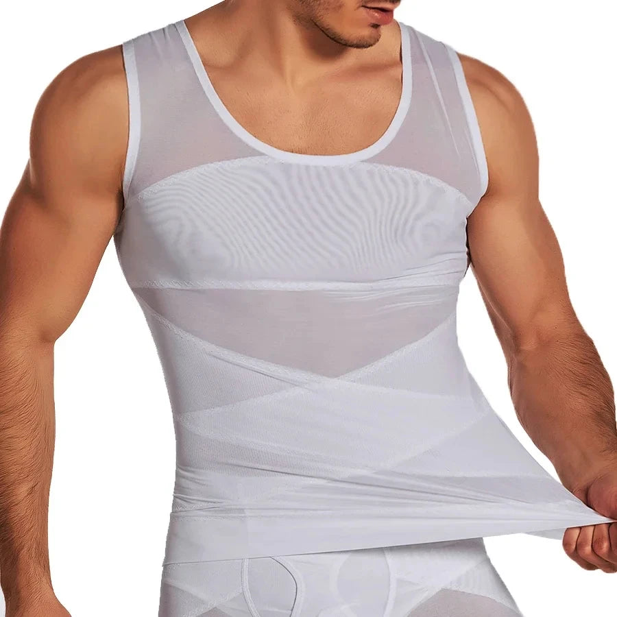 Men's Body Shaper Waist Trainer Slimming Vest