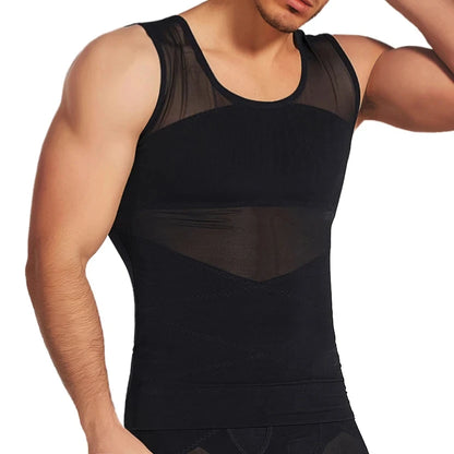 Men's Body Shaper Waist Trainer Slimming Vest