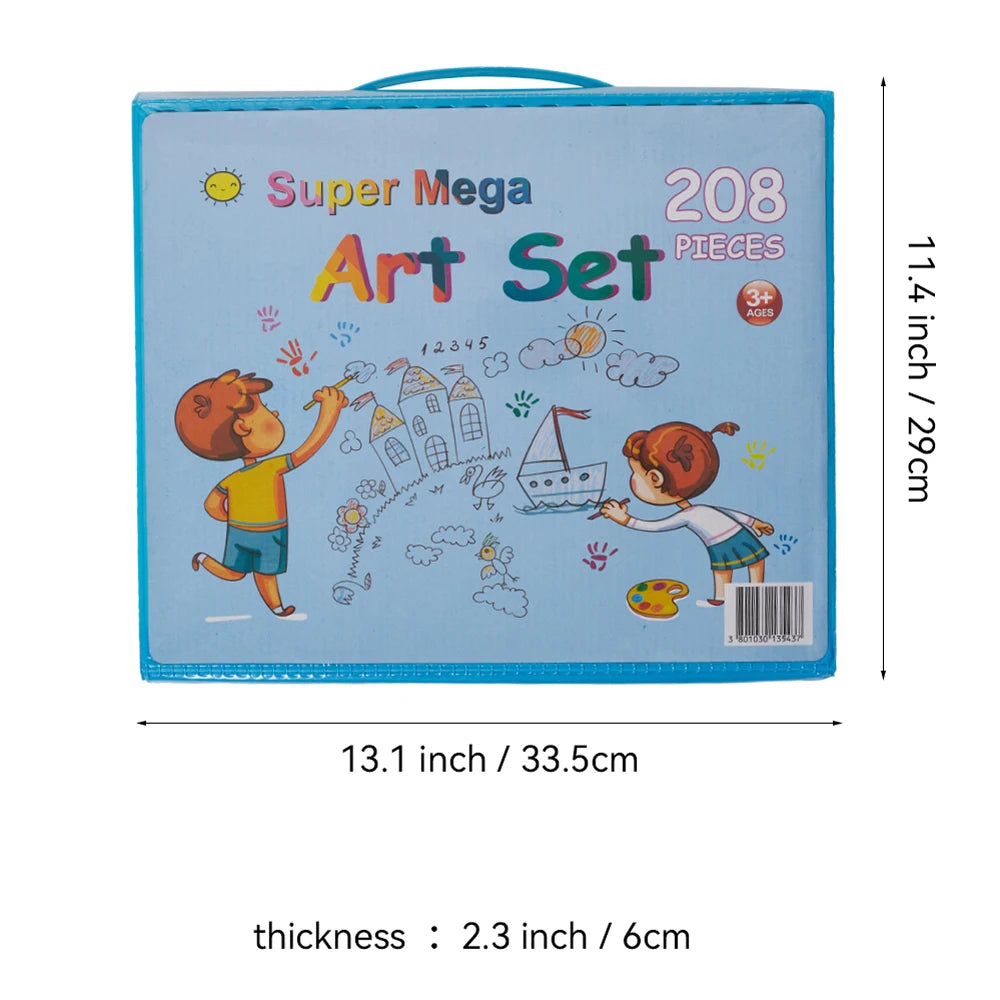Portable Art Set Drawing Painting Art Supplies for Kids