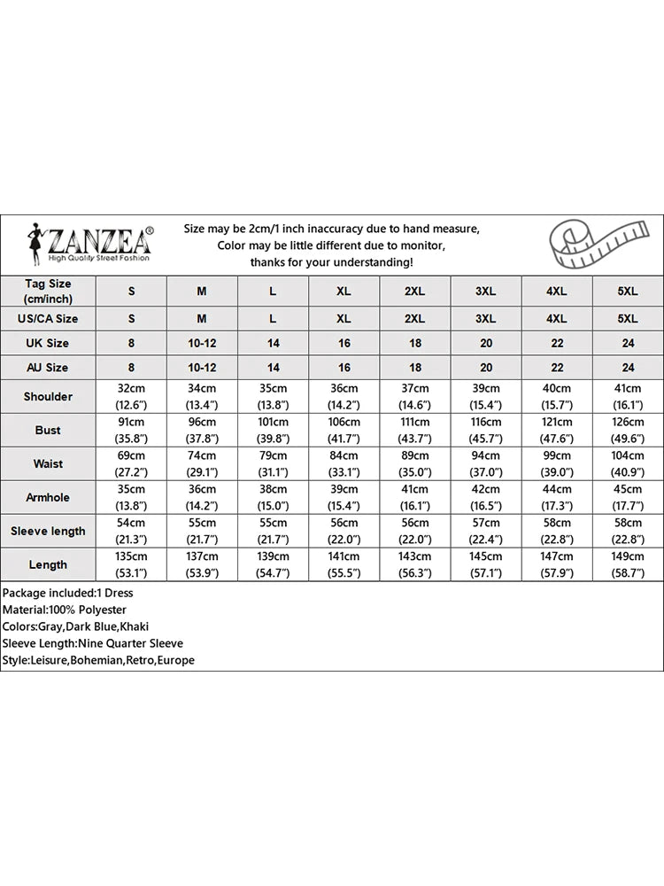 ZANZEA O Neck Plisse Maxi Dress Elegant High Waist Long Sleeve 2024 Fall Pleated Dress Women Commute Fashion A-line Vestidos