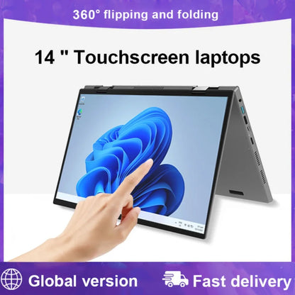 2024 New 360° Flip Laptop 2-in-1 Intel N95 Windows11 Touchable 14-inch