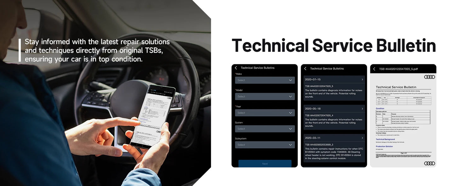 TOPDON Carpal OBD2 Scanner for Car All System Diagnostic Tool Vehicle Health Check Smog Check Battery Test IOS Android  BT 5.0