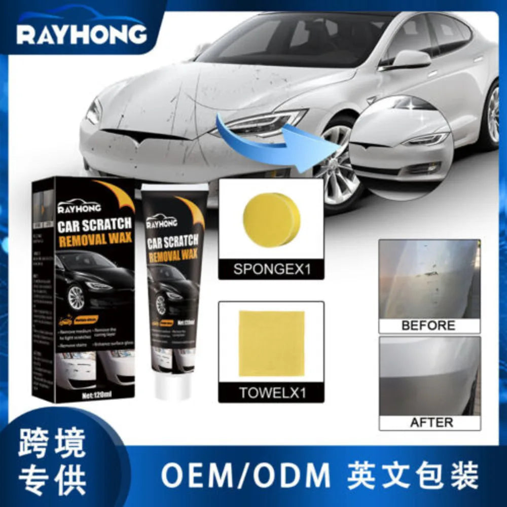 Professional Car Repair Scratch Silicone Free Remover Paste UK