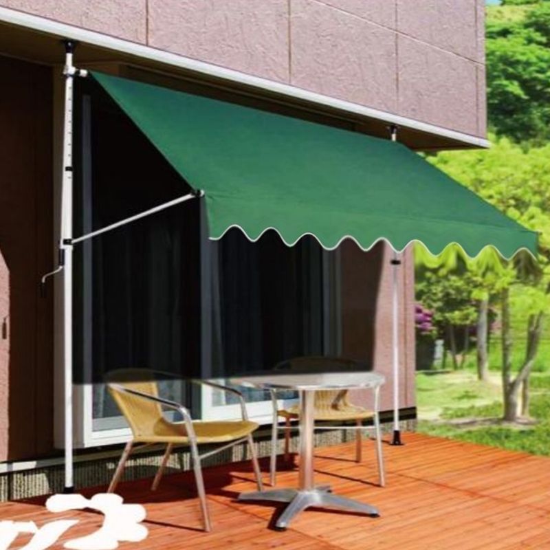 Folding Telescopic Canopy , Awning Roof Balcony Courtyard Household Rainproof