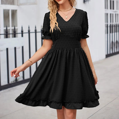 Elegant Bodycon Sexy Cotton Women'S Dress