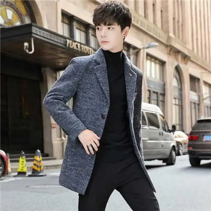 Korean Style Slimming Long Coat