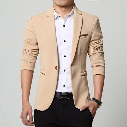 Slim fit fashion blazer