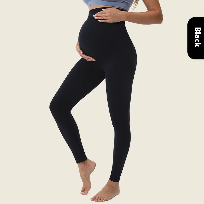 Tight Bottoming Yoga Clothes Belly Support High Elastic Hip Lifting Outer Wear Pregnant