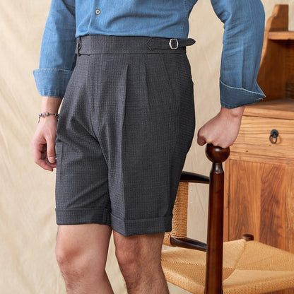 Summer Waffle Shorts Business Casual