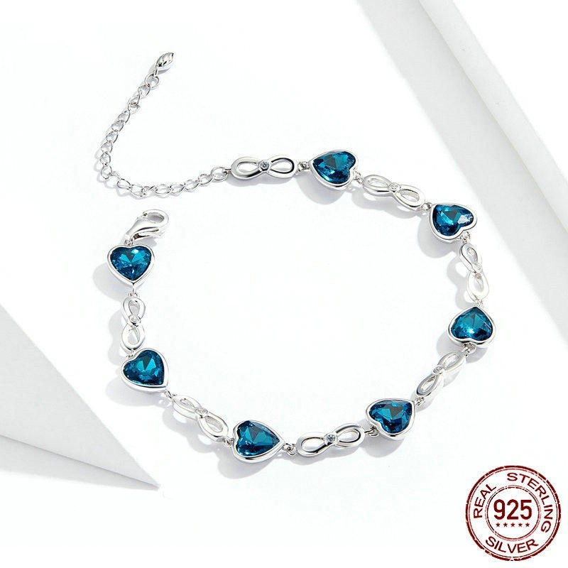 S925 European And American Ladies Silver Bracelet