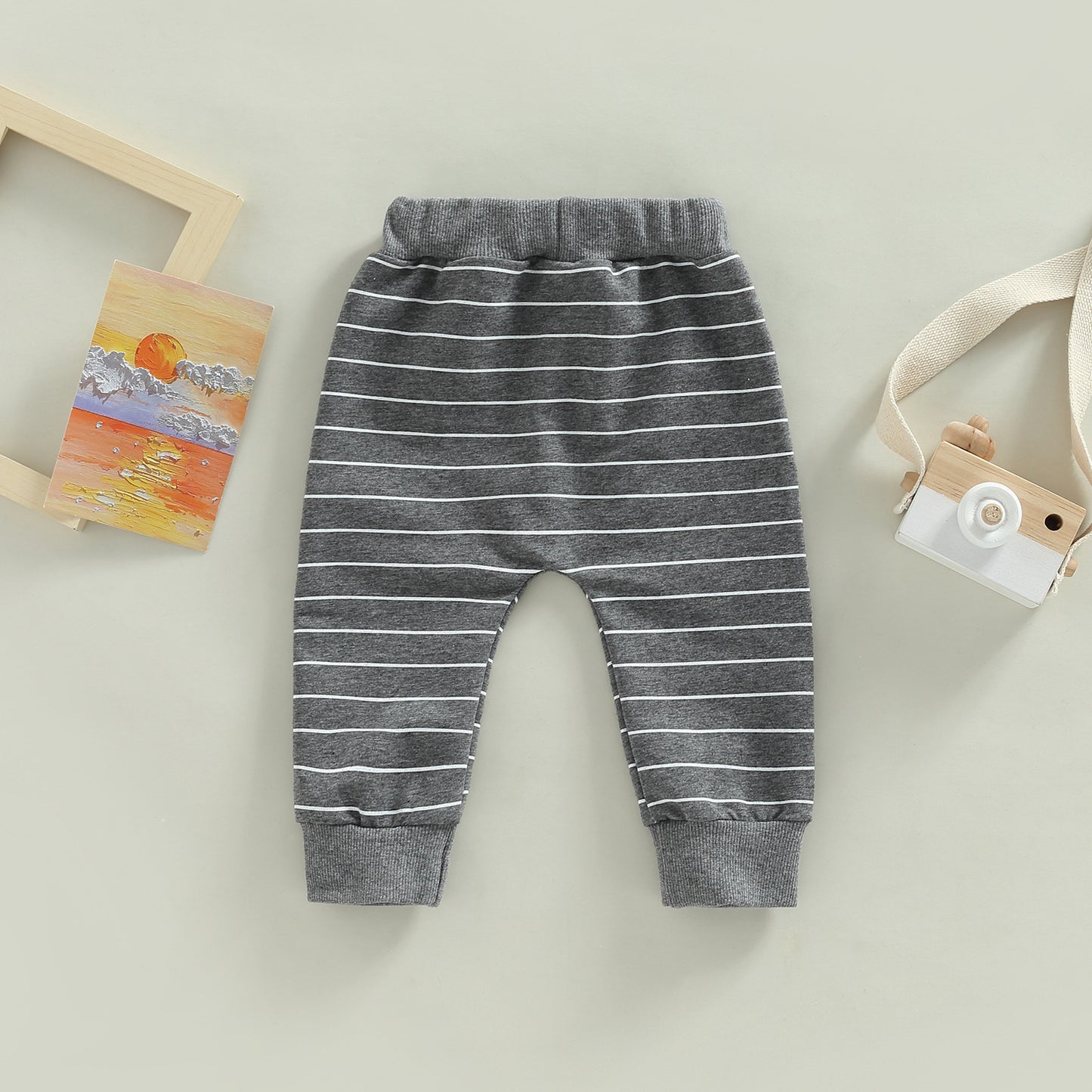 Children's Sports Striped Casual Pants