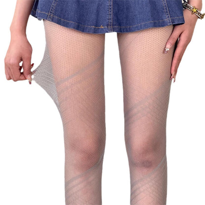 Lace Mesh Stockings Women's Thin Hollow Pantyhose