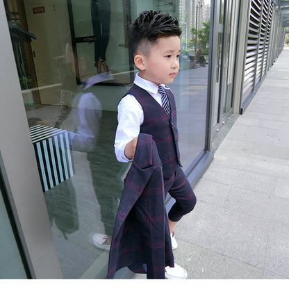 Boys Fashion Casual Blazer Pants Set