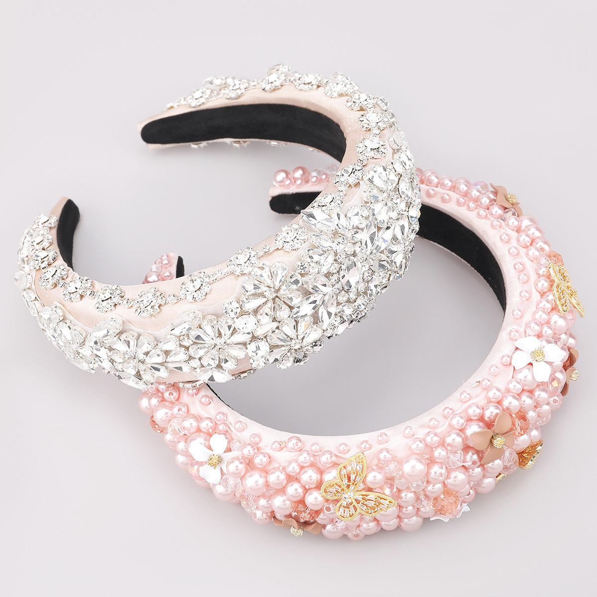 Fashionable Personality Hair Accessories Fabric Diamond Headband