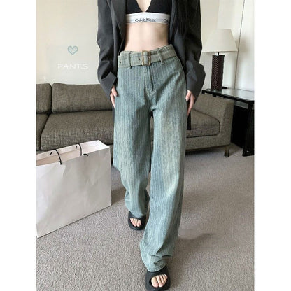 Women's Fashion Straight Wide-leg Pants