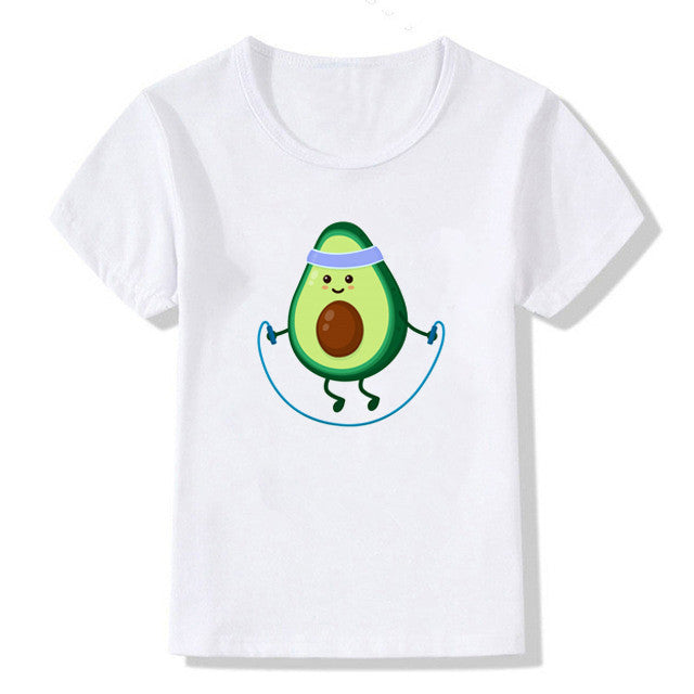 Kids Summer New Cute Vegan Boys Girls T Shirt