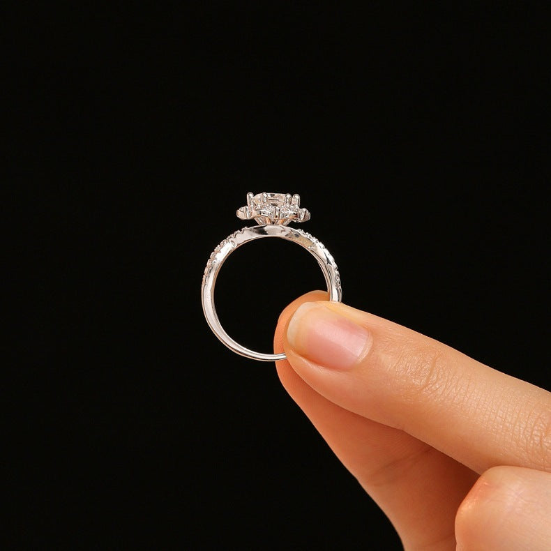 Women's Fashion Diamond Ring All-matching
