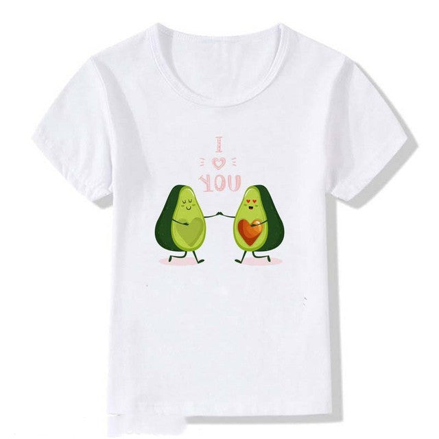 Kids Summer New Cute Vegan Boys Girls T Shirt