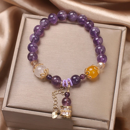 Money Drawing And Luck Changing Natural Amethyst Bracelet