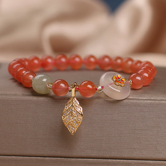 Original Design Yanyuan Agate Bracelet Female Ethnic Style