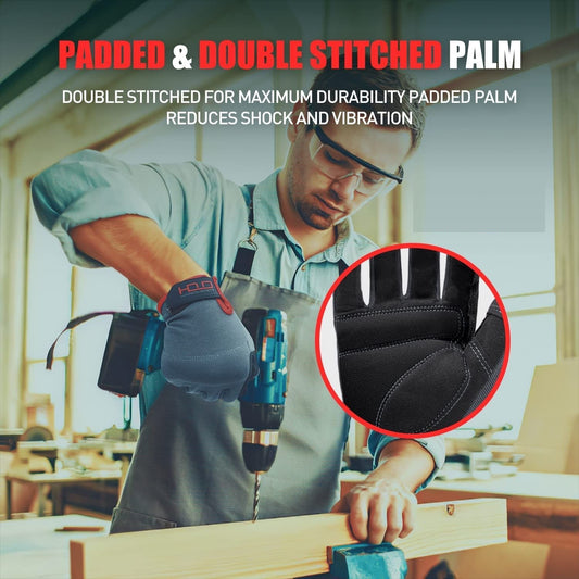 Breathable Comfortable Anti-collision Wear-resistant Work Machinery Gloves