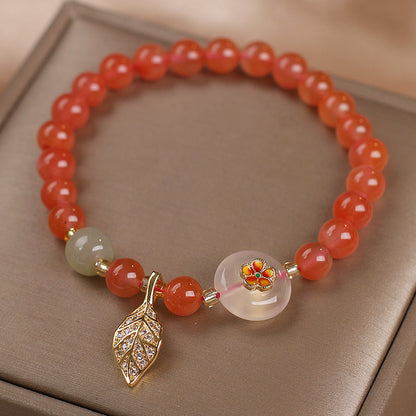 Original Design Yanyuan Agate Bracelet Female Ethnic Style