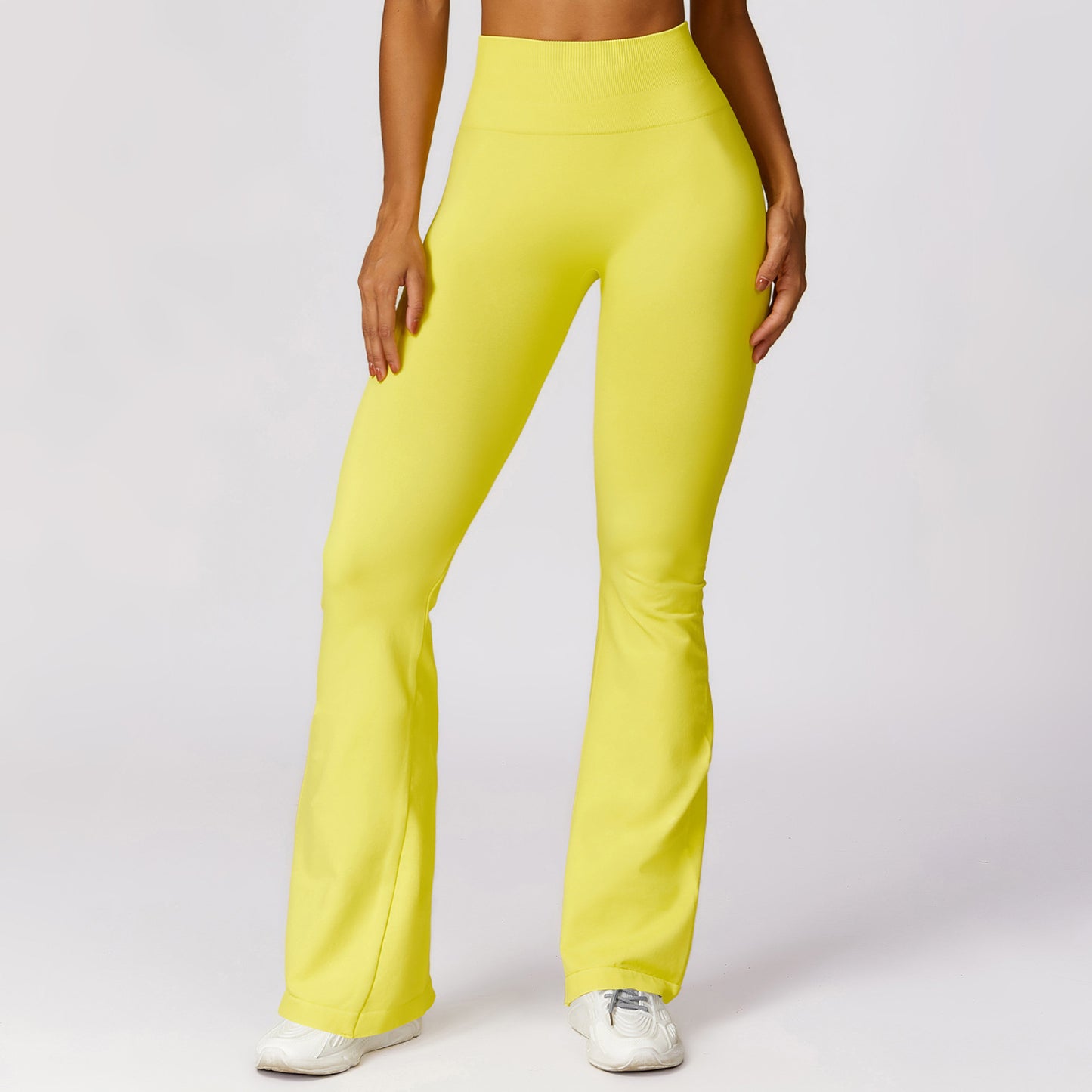 Wide Leg Tight Seamless Hip Lifting Yoga Bell-bottom Pants