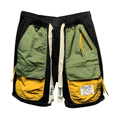 Summer Japanese Tether Casual Multicolor Pocket Shorts