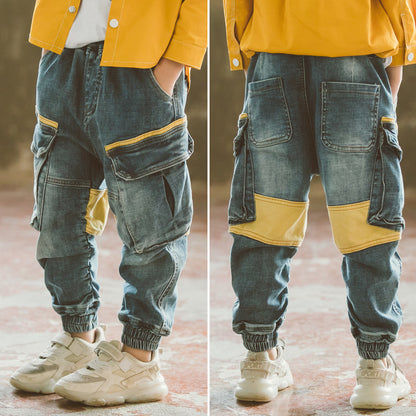 Boys Spring And Autumn Jeans