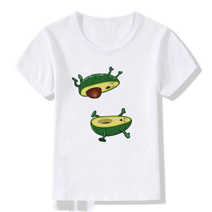 Kids Summer New Cute Vegan Boys Girls T Shirt