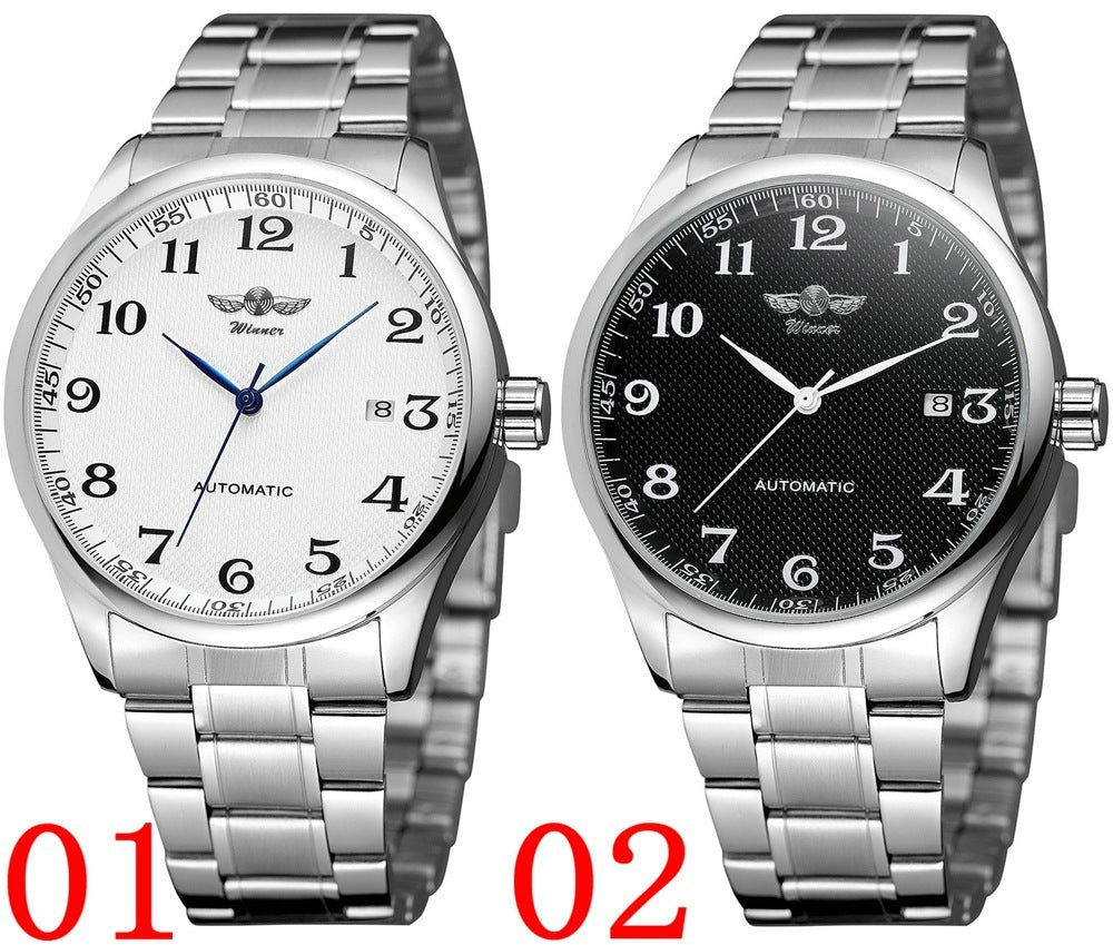 Fashion Simple Stainless Steel Men's Business Watch