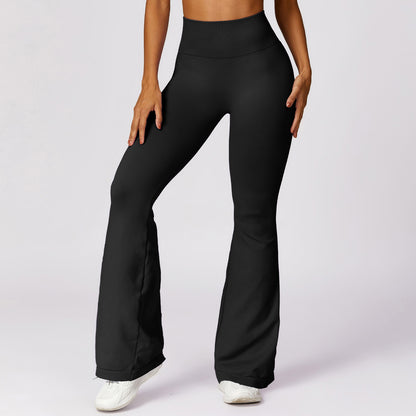 Wide Leg Tight Seamless Hip Lifting Yoga Bell-bottom Pants