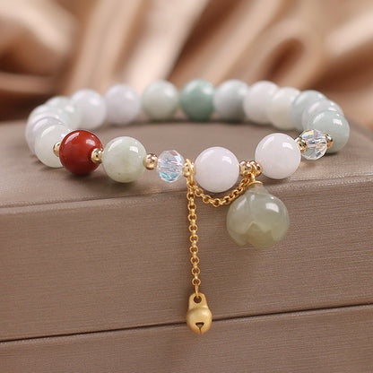 Ethnic Style Natural Agate Bead Bracelet