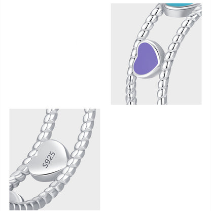 Fashion Hollowed Heart Shape Ring For Women