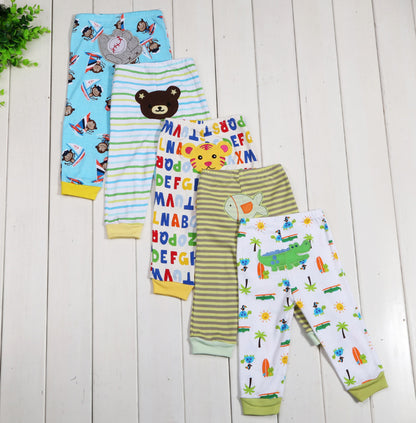 Cute And Simple Summer Children's Pants Five Packs