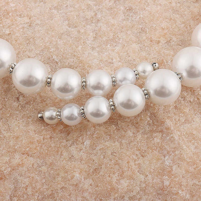 Female Open Size Pearl Collar Necklace