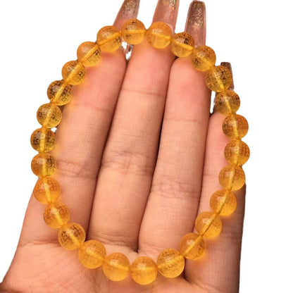 Natural Beeswax Heart Sutra Bracelet Crafts Accessories