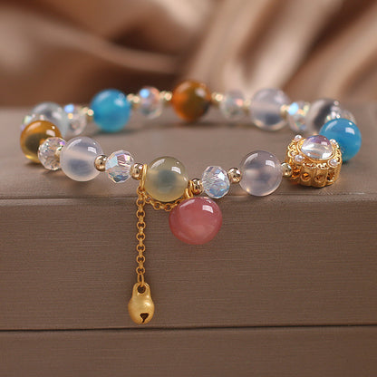 Women's Heart Agate Bracelet National Fashion Ethnic Style