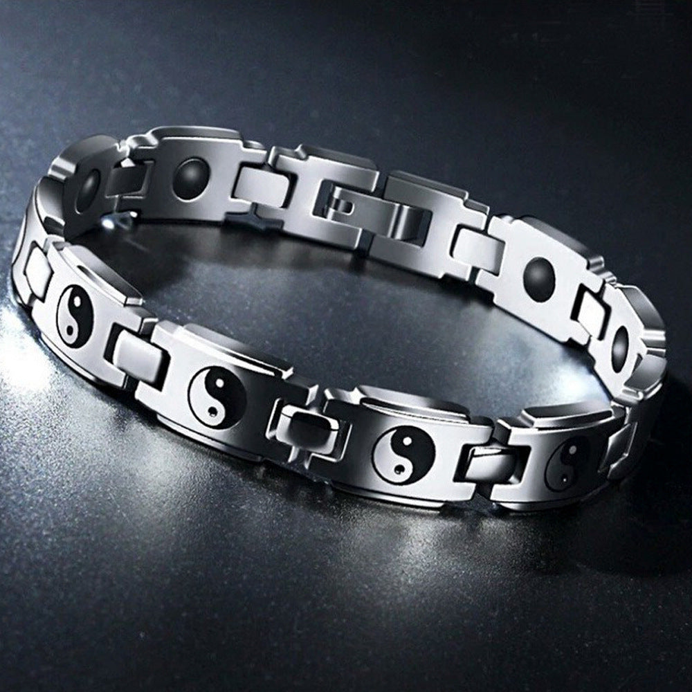 Tai Chi Titanium Steel Bracelet Jewelry For Men