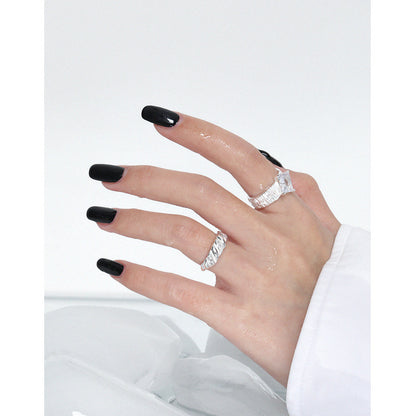 Fashion Personality All-matching Twist Ring Women