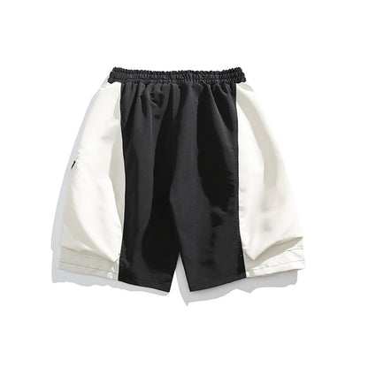 Design Stitching Shorts Loose All-matching Men And Women