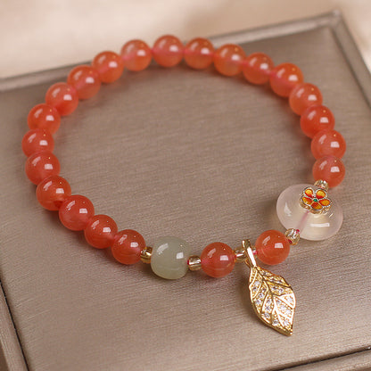 Original Design Yanyuan Agate Bracelet Female Ethnic Style